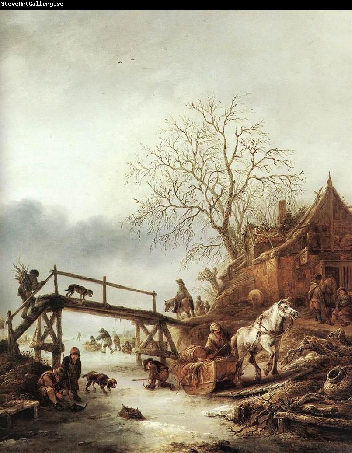 OSTADE, Isaack van A Winter Scene  ag